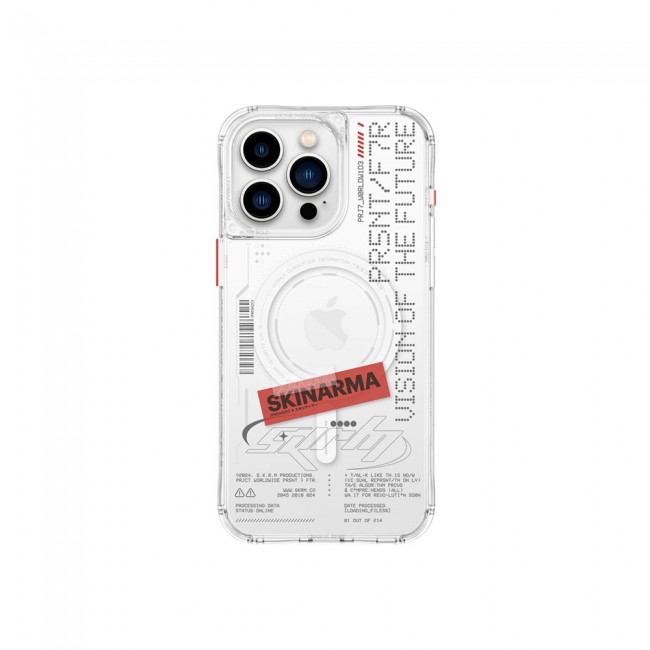 Apple iPhone 15 Pro Kılıf SkinArma Magsafe Şarj Özellikli Yazı Desenli Airbag Tasarımlı Orion Kapak Apple iPhone 15 Pro Kılıf SkinArma Magsafe Şarj Özellikli Yazı Desenli Airbag Tasarımlı Orion Kapak