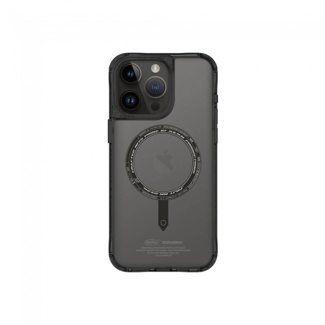 Apple iPhone 15 Pro Kılıf SkinArma Şeffaf Magsafe Şarj Özellikli Kado Kartlıklı Saido Kapak Apple iPhone 15 Pro Kılıf SkinArma Şeffaf Magsafe Şarj Özellikli Kado Kartlıklı Saido Kapak