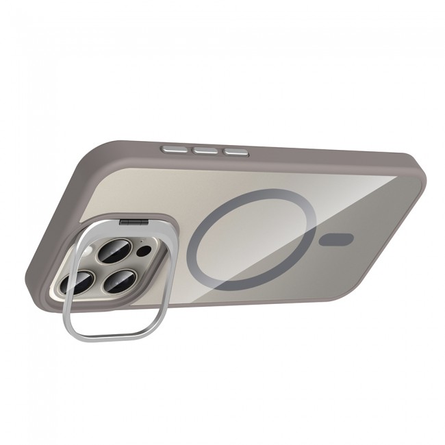 Apple iPhone 15 Pro Kılıf Standlı ve Kamera Lens Hediyeli M-Safe Şarj Özellikli Zore Etro Kapak Apple iPhone 15 Pro Kılıf Standlı ve Kamera Lens Hediyeli M-Safe Şarj Özellikli Zore Etro Kapak
