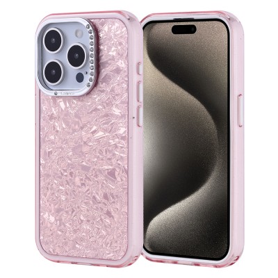 Bal-z Apple iPhone 15 Pro Kılıf Taşlı Tasarımlı Zore Kapi Kapak