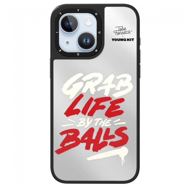 Apple iPhone 15 Pro Kılıf Tobias Fonseca Tasarımlı Youngkit Mirror Kapak Apple iPhone 15 Pro Kılıf Tobias Fonseca Tasarımlı Youngkit Mirror Kapak