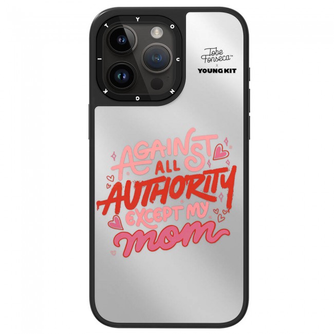 Apple iPhone 15 Pro Kılıf Tobias Fonseca Tasarımlı Youngkit Mirror Kapak Apple iPhone 15 Pro Kılıf Tobias Fonseca Tasarımlı Youngkit Mirror Kapak