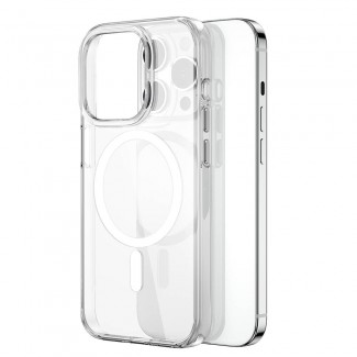 Apple iPhone 15 Pro Kılıf Wiwu BC-022 M-safe Şarj Özellikli Şeffaf Transparan Kapak Apple iPhone 15 Pro Kılıf Wiwu BC-022 M-safe Şarj Özellikli Şeffaf Transparan Kapak