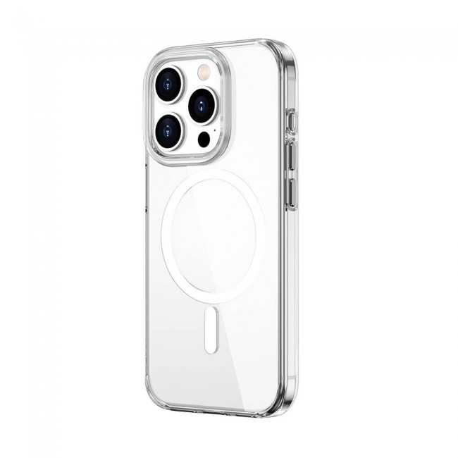 Apple iPhone 15 Pro Kılıf Wiwu BC-022 Magsafe Şarj Özellikli Şeffaf Transparan Kapak Apple iPhone 15 Pro Kılıf Wiwu BC-022 Magsafe Şarj Özellikli Şeffaf Transparan Kapak