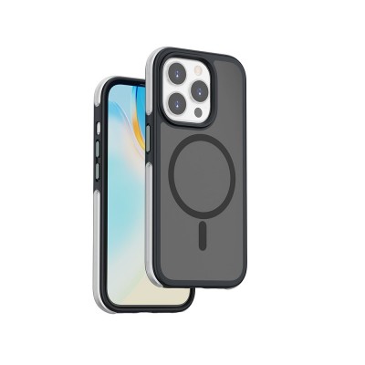 Bal-z Apple iPhone 15 Pro Kılıf Wiwu ZKK-012 M-safe Şarj Özellikli Air Cushion Kapak