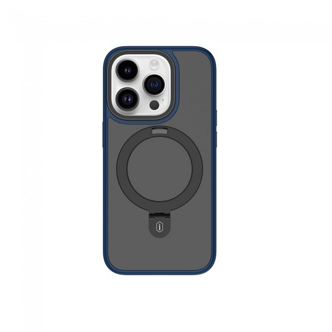 Apple iPhone 15 Pro Max Kılıf Wiwu ZMM-010 Magsafe Şarj Özellikli Mat Arka Yüzey Standlı Kapak Apple iPhone 15 Pro Max Kılıf Wiwu ZMM-010 Magsafe Şarj Özellikli Mat Arka Yüzey Standlı Kapak