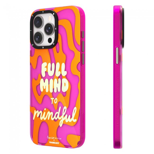 Apple iPhone 15 Pro Kılıf Yazı Desenli Youngkit Mindfulness Serisi Kapak Apple iPhone 15 Pro Kılıf Yazı Desenli Youngkit Mindfulness Serisi Kapak
