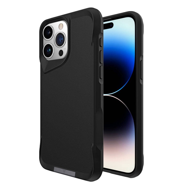 Bal-z Apple iPhone 15 Pro Kılıf  Airbag Kenarlı T-Max Mat Standlı Kapak