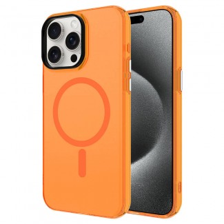 Apple iPhone 15 Pro Kılıf Zore M-safe Şarj Özellikli Buzlu Transparan C-Pro Sert Kapak Apple iPhone 15 Pro Kılıf Zore M-safe Şarj Özellikli Buzlu Transparan C-Pro Sert Kapak