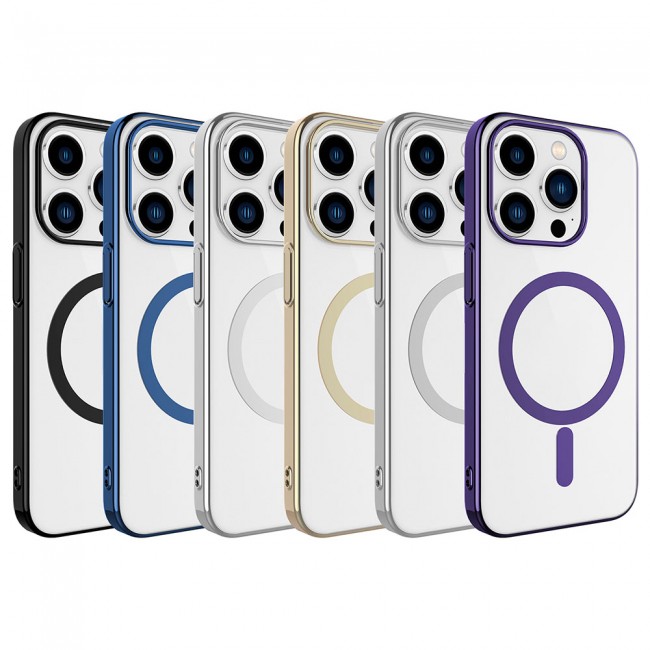 Apple iPhone 15 Pro Kılıf Zore Wireless Şarj Özellikli Pixel Magsafe Kapak Apple iPhone 15 Pro Kılıf Zore Wireless Şarj Özellikli Pixel Magsafe Kapak