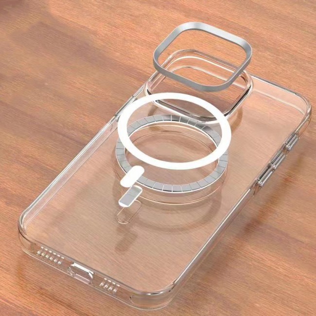 Apple iPhone 15 Pro Kılıf Zore Wireless Şarj Özellikli Şeffaf Efsane Kapak Apple iPhone 15 Pro Kılıf Zore Wireless Şarj Özellikli Şeffaf Efsane Kapak