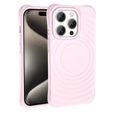 Bal-z Apple iPhone 15 Pro M-safe Şarj Özellikli Airbagli Mat Görünümlü  Hepi Kapak