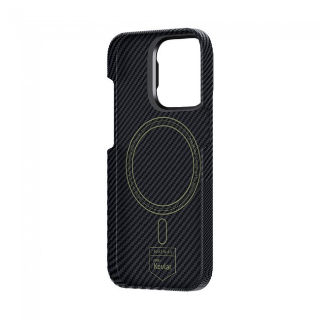 Apple iPhone 15 Pro Magsafe Şarj Özellikli Karbon Fiber Benks Montage ArmorAir Kevlar Kapak Apple iPhone 15 Pro Magsafe Şarj Özellikli Karbon Fiber Benks Montage ArmorAir Kevlar Kapak