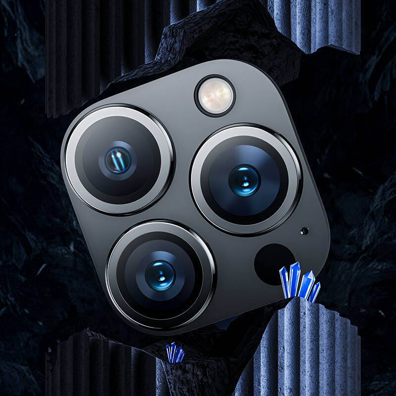 Bal-z Apple iPhone 15 Pro Max Benks DR Safir Kamera Lens Koruyucu