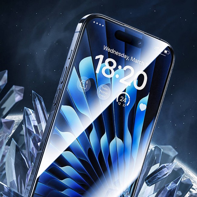 Apple iPhone 15 Pro Max Benks Glass Warrior HD Cam Ekran Koruyucu + Kolay Uygulama Aparatlı Apple iPhone 15 Pro Max Benks Glass Warrior HD Cam Ekran Koruyucu + Kolay Uygulama Aparatlı