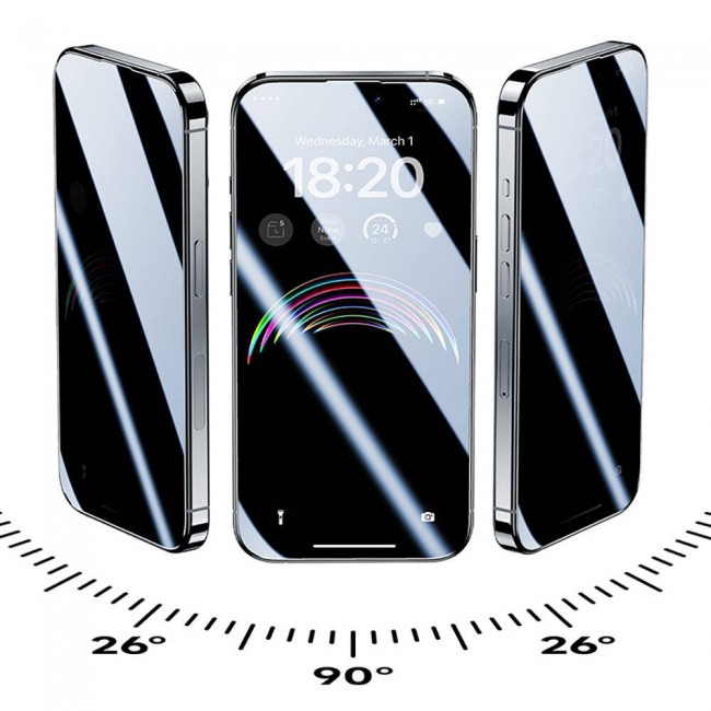 Apple iPhone 15 Pro Max Benks V Pro Ultra Shield Privacy 0.3mm Ekran Koruyucu + Kolay Uygulama Aparatlı Apple iPhone 15 Pro Max Benks V Pro Ultra Shield Privacy 0.3mm Ekran Koruyucu + Kolay Uygulama Aparatlı