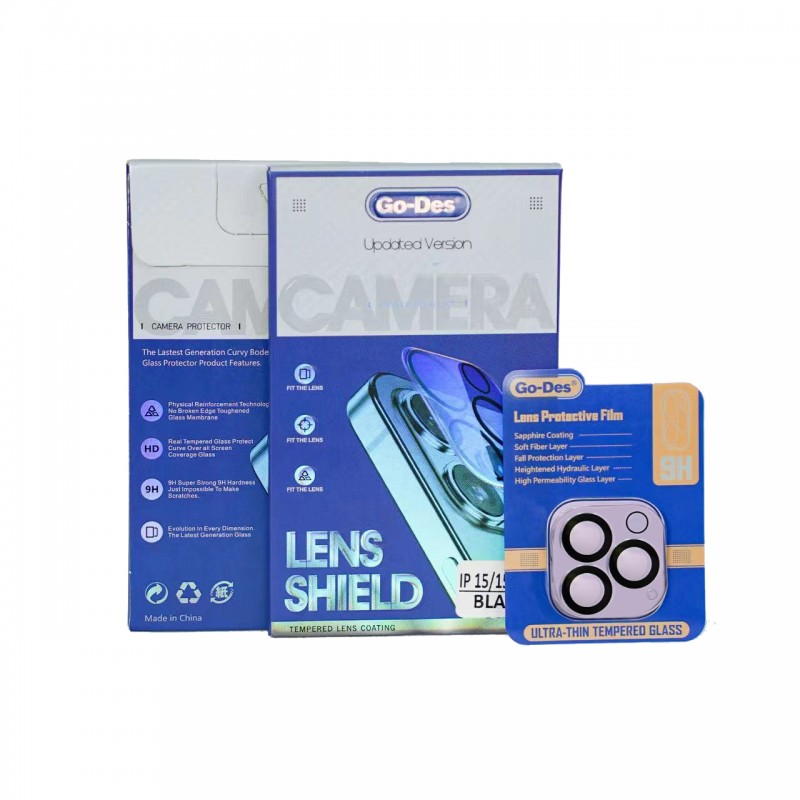 Bal-z Apple iPhone 15 Pro Max Go Des Lens Shield CL-14 Kamera Lens Koruyucu