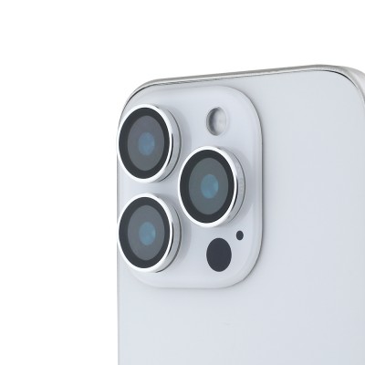 Bal-z Apple iPhone 15 Pro Max Guess Orjinal Lisanslı Metal Kamera Lens Koruyucu