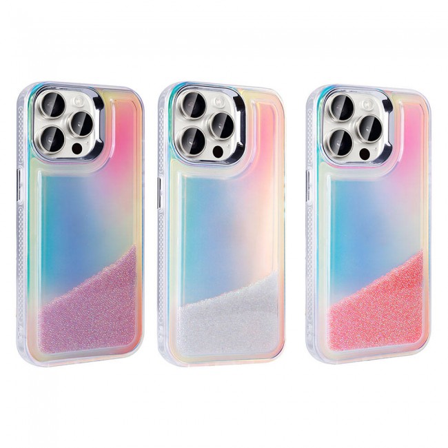 Apple iPhone 15 Pro Max Kılıf Airbagli Renkli Arka Yüzey Boncuk Tasarımlı Zore Kumul Kapak Apple iPhone 15 Pro Max Kılıf Airbagli Renkli Arka Yüzey Boncuk Tasarımlı Zore Kumul Kapak