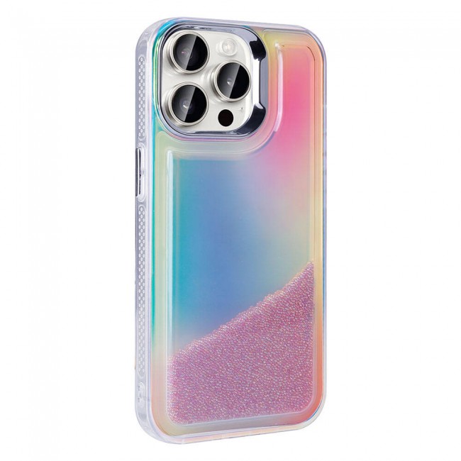 Apple iPhone 15 Pro Max Kılıf Airbagli Renkli Arka Yüzey Boncuk Tasarımlı Zore Kumul Kapak Apple iPhone 15 Pro Max Kılıf Airbagli Renkli Arka Yüzey Boncuk Tasarımlı Zore Kumul Kapak