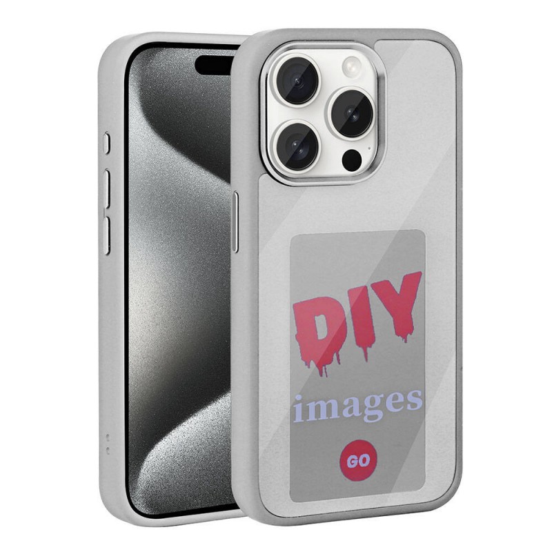 Bal-z Apple iPhone 15 Pro Max Kılıf Ekranı Yansıtan  Akıllı NFC Kapak