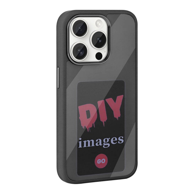 Bal-z Apple iPhone 15 Pro Max Kılıf Ekranı Yansıtan  Akıllı NFC Kapak