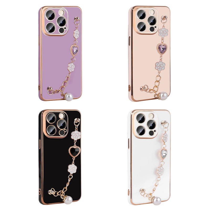 Bal-z Apple iPhone 15 Pro Max Kılıf El Tutamaçlı Kamera Korumalı  Taka Silikon Kapak