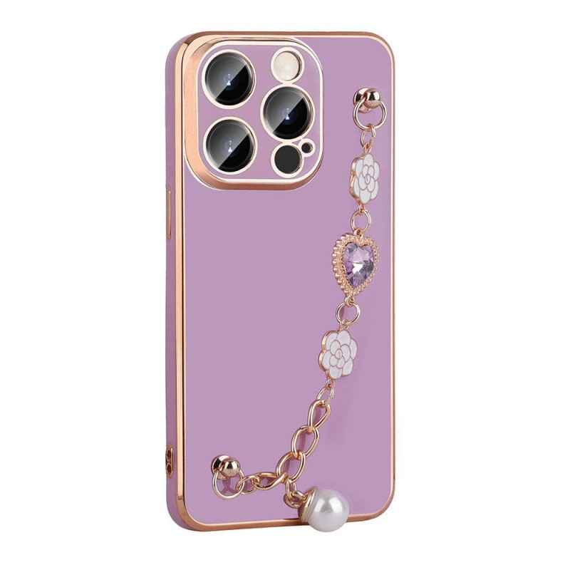 Bal-z Apple iPhone 15 Pro Max Kılıf El Tutamaçlı Kamera Korumalı  Taka Silikon Kapak