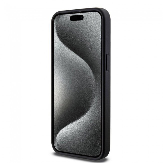 Apple iPhone 15 Pro Max Kılıf Guess Magsafe Şarj Özellikli PU Deri Desenli Metal Plaka Logolu Kapak Apple iPhone 15 Pro Max Kılıf Guess Magsafe Şarj Özellikli PU Deri Desenli Metal Plaka Logolu Kapak