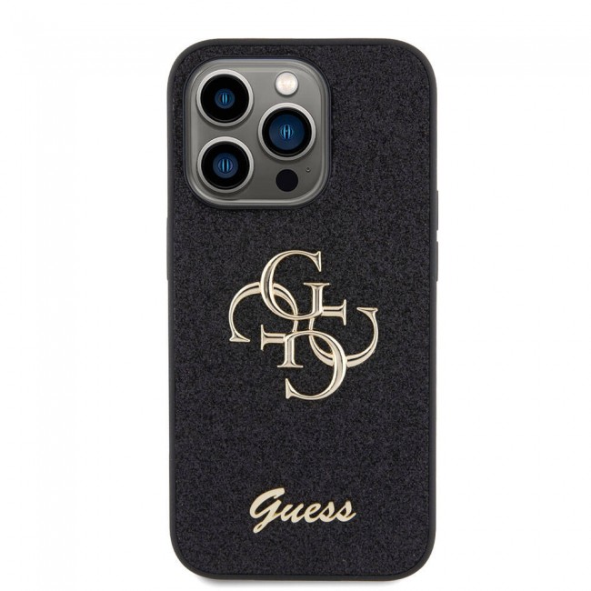 Apple iPhone 15 Pro Max Kılıf Guess Orjinal Lisanslı 4G Büyük Metal Logolu Glitter Kapak Apple iPhone 15 Pro Max Kılıf Guess Orjinal Lisanslı 4G Büyük Metal Logolu Glitter Kapak