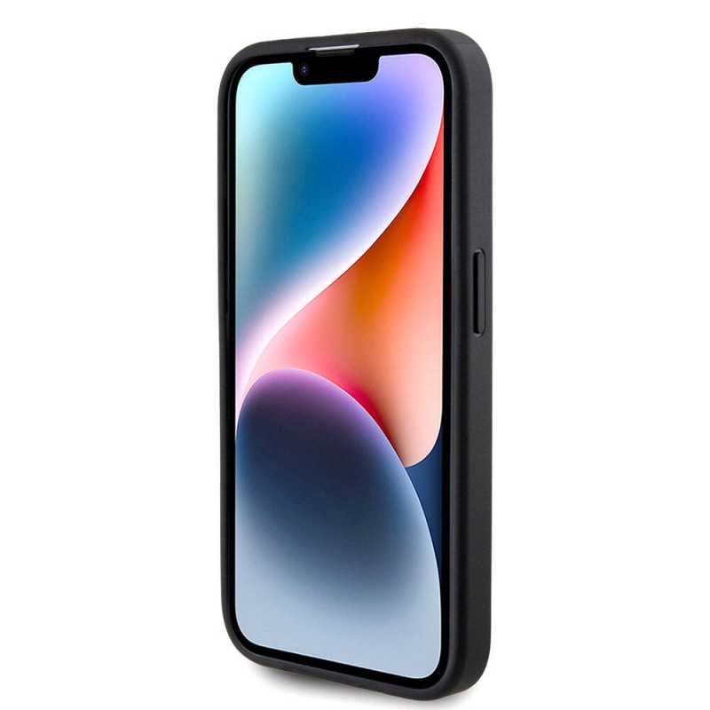 Bal-z Apple iPhone 15 Pro Max Kılıf Guess Orjinal Lisanslı 4G Büyük Metal Logolu Glitter Kapak