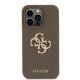 Apple iPhone 15 Pro Max Kılıf Guess Orjinal Lisanslı Delikli Yazı ve 4G Glitter Büyük Metal Logolu Kapak Apple iPhone 15 Pro Max Kılıf Guess Orjinal Lisanslı Delikli Yazı ve 4G Glitter Büyük Metal Logolu Kapak
