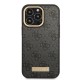 Apple iPhone 15 Pro Max Kılıf Guess Orjinal Lisanslı M-safe Şarj Özellikli 4G Desenli PU Metal Plaka Klasik Logolu Kapak Apple iPhone 15 Pro Max Kılıf Guess Orjinal Lisanslı M-safe Şarj Özellikli 4G Desenli PU Metal Plaka Klasik Logolu Kapak