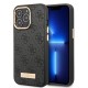 Apple iPhone 15 Pro Max Kılıf Guess Orjinal Lisanslı M-safe Şarj Özellikli 4G Desenli PU Metal Plaka Klasik Logolu Kapak Apple iPhone 15 Pro Max Kılıf Guess Orjinal Lisanslı M-safe Şarj Özellikli 4G Desenli PU Metal Plaka Klasik Logolu Kapak