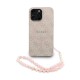 Apple iPhone 15 Pro Max Kılıf Guess Orjinal Lisanslı M-safe Şarj Özellikli PU Deri Bilek Askı İpli Yazı Logolu Kapak Apple iPhone 15 Pro Max Kılıf Guess Orjinal Lisanslı M-safe Şarj Özellikli PU Deri Bilek Askı İpli Yazı Logolu Kapak
