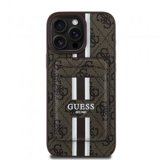 Apple iPhone 15 Pro Max Kılıf Guess Orjinal Lisanslı M-safe Şarj Özellikli 4G Desenli Çizgili Kartlıklı Kapak Apple iPhone 15 Pro Max Kılıf Guess Orjinal Lisanslı M-safe Şarj Özellikli 4G Desenli Çizgili Kartlıklı Kapak