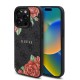 Apple iPhone 15 Pro Max Kılıf Guess Orjinal Lisanslı Magsafe Şarj Özellikli Gül Baskılı 4G Desenli Yazı Logolu Kapak Apple iPhone 15 Pro Max Kılıf Guess Orjinal Lisanslı Magsafe Şarj Özellikli Gül Baskılı 4G Desenli Yazı Logolu Kapak