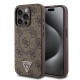 Apple iPhone 15 Pro Max Kılıf Guess Orjinal Lisanslı Magsafe Şarj Özellikli PU Üçgen Logo 4G Desenli Kapak Apple iPhone 15 Pro Max Kılıf Guess Orjinal Lisanslı Magsafe Şarj Özellikli PU Üçgen Logo 4G Desenli Kapak