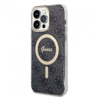 Apple iPhone 15 Pro Max Kılıf Guess Orjinal Lisanslı M-safe Şarj Özellikli Yazı Logolu 4G Desenli Kapak Apple iPhone 15 Pro Max Kılıf Guess Orjinal Lisanslı M-safe Şarj Özellikli Yazı Logolu 4G Desenli Kapak