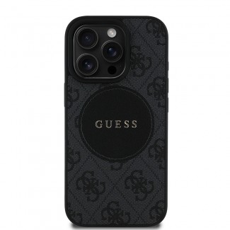 Apple iPhone 15 Pro Max Kılıf Guess Orjinal Lisanslı M-safe Şarj Özellikli Yazı Logolu Circle Classic Kapak Apple iPhone 15 Pro Max Kılıf Guess Orjinal Lisanslı M-safe Şarj Özellikli Yazı Logolu Circle Classic Kapak