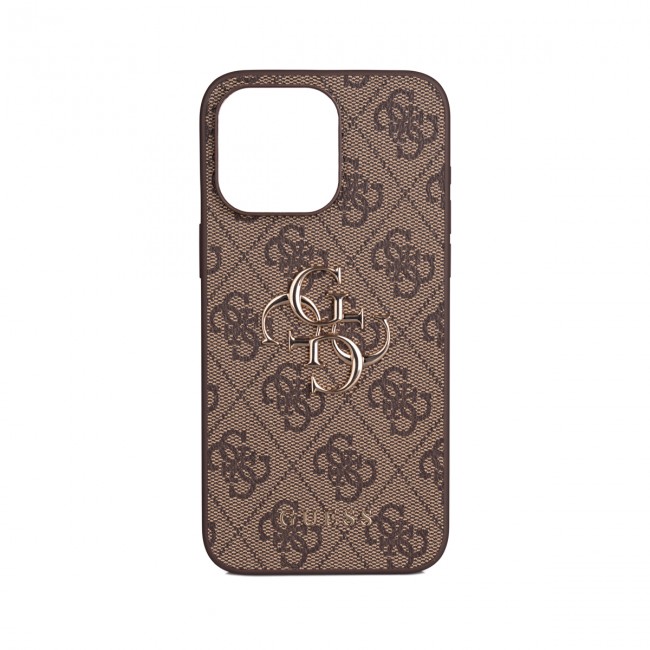Apple iPhone 15 Pro Max Kılıf Guess Orjinal Lisanslı PU Deri 4G Büyük Metal Logolu Çapraz Vücut Askılı Kapak Apple iPhone 15 Pro Max Kılıf Guess Orjinal Lisanslı PU Deri 4G Büyük Metal Logolu Çapraz Vücut Askılı Kapak