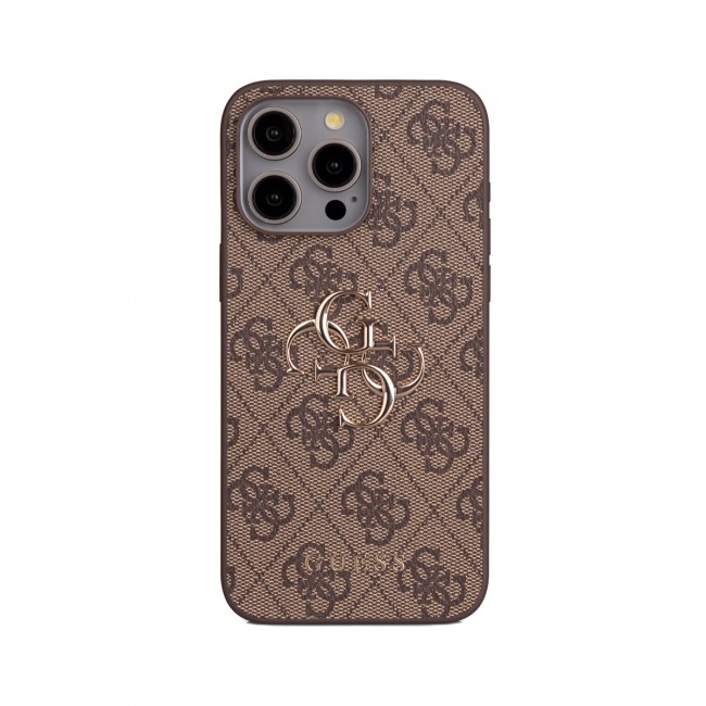 Apple iPhone 15 Pro Max Kılıf Guess Orjinal Lisanslı PU Deri 4G Büyük Metal Logolu Çapraz Vücut Askılı Kapak Apple iPhone 15 Pro Max Kılıf Guess Orjinal Lisanslı PU Deri 4G Büyük Metal Logolu Çapraz Vücut Askılı Kapak