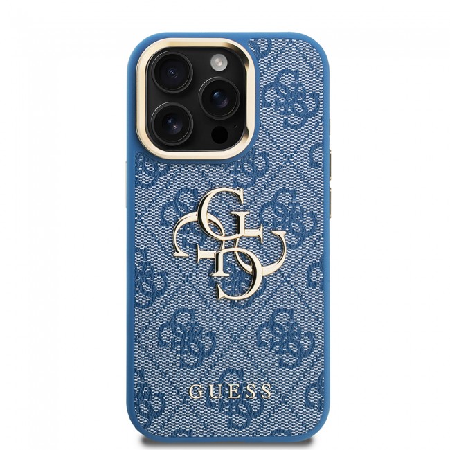 Apple iPhone 15 Pro Max Kılıf Guess Orjinal Lisanslı PU Deri 4G Desenli Metal Büyük 4G ve Yazı Logolu Kamera Standlı Kapak Apple iPhone 15 Pro Max Kılıf Guess Orjinal Lisanslı PU Deri 4G Desenli Metal Büyük 4G ve Yazı Logolu Kamera Standlı Kapak