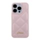 Apple iPhone 15 Pro Max Kılıf Guess Orjinal Lisanslı PU Deri Metal Yazı Logolu Kapitone Kapak Apple iPhone 15 Pro Max Kılıf Guess Orjinal Lisanslı PU Deri Metal Yazı Logolu Kapitone Kapak