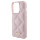 Apple iPhone 15 Pro Max Kılıf Guess Orjinal Lisanslı PU Deri Metal Yazı Logolu Kapitone Kapak Apple iPhone 15 Pro Max Kılıf Guess Orjinal Lisanslı PU Deri Metal Yazı Logolu Kapitone Kapak