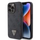 Apple iPhone 15 Pro Max Kılıf Guess Orjinal Lisanslı PU Deri Taşlı Üçgen Logo 4G Desenli Strass Kapak Apple iPhone 15 Pro Max Kılıf Guess Orjinal Lisanslı PU Deri Taşlı Üçgen Logo 4G Desenli Strass Kapak