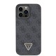 Apple iPhone 15 Pro Max Kılıf Guess Orjinal Lisanslı PU Deri Taşlı Üçgen Logo 4G Desenli Strass Kapak Apple iPhone 15 Pro Max Kılıf Guess Orjinal Lisanslı PU Deri Taşlı Üçgen Logo 4G Desenli Strass Kapak