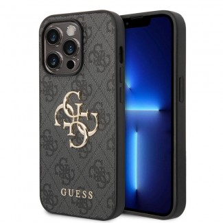 Apple iPhone 15 Pro Max Kılıf Guess Orjinal Lisanslı PU Deri Yazı ve 4G Metal Logolu Desenli Kapak Apple iPhone 15 Pro Max Kılıf Guess Orjinal Lisanslı PU Deri Yazı ve 4G Metal Logolu Desenli Kapak