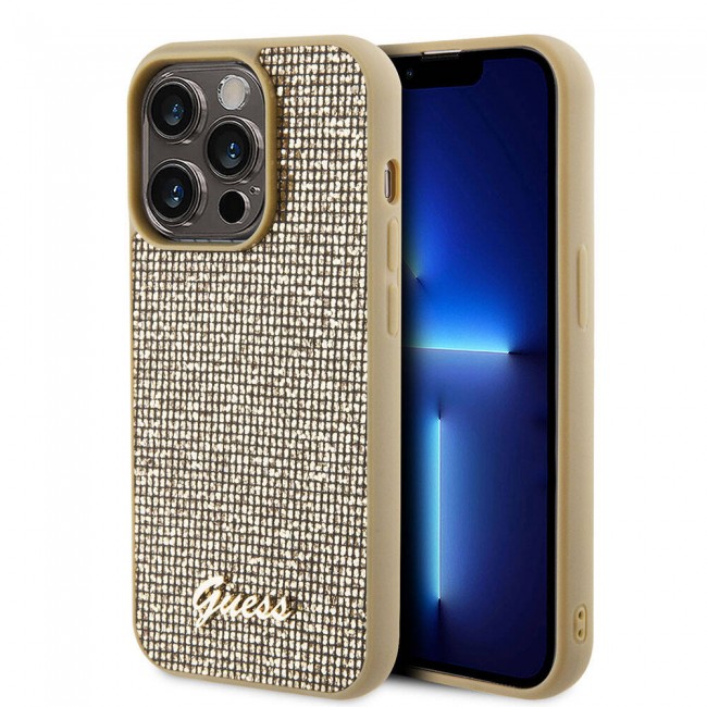 Apple iPhone 15 Pro Max Kılıf Guess Orjinal Lisanslı Yazı Logolu Disco Script Metal Kapak Apple iPhone 15 Pro Max Kılıf Guess Orjinal Lisanslı Yazı Logolu Disco Script Metal Kapak
