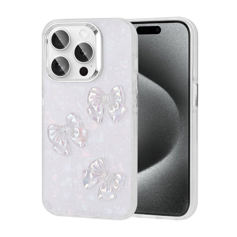 Bal-z Apple iPhone 15 Pro Max Kılıf Kabartma Figürlü Parlak  Eralli Silikon Kapak